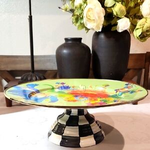 MacKenzie-Childs Large Pedestal Platter